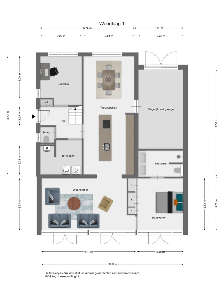 Plattegrond begane grond