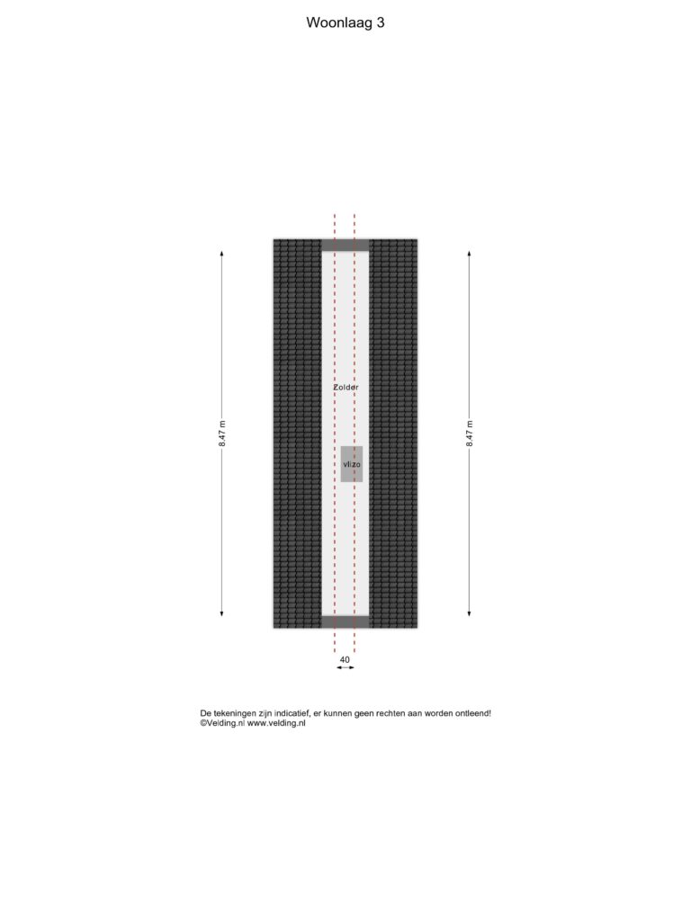 Plattegrond zolder